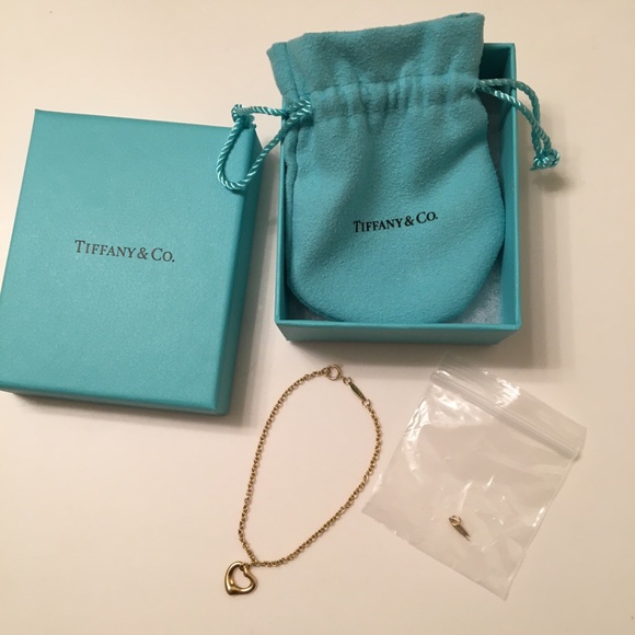 Tiffany & Co. Jewelry - Tiffany & Co. Gold Open Heart Bracelet
